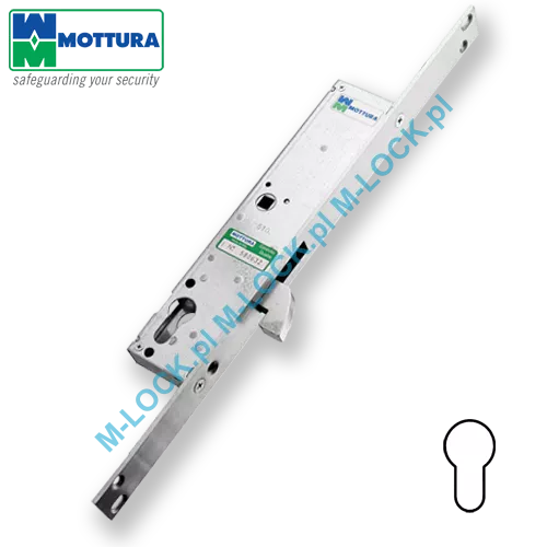 MOTTURA 47.200 zamek profilowy z ryglem semaforowym (hak)