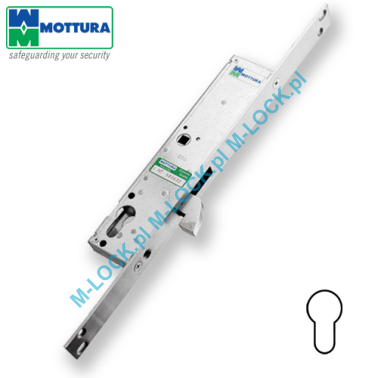 MOTTURA 47.200 zamek profilowy z ryglem semaforowym (hak)