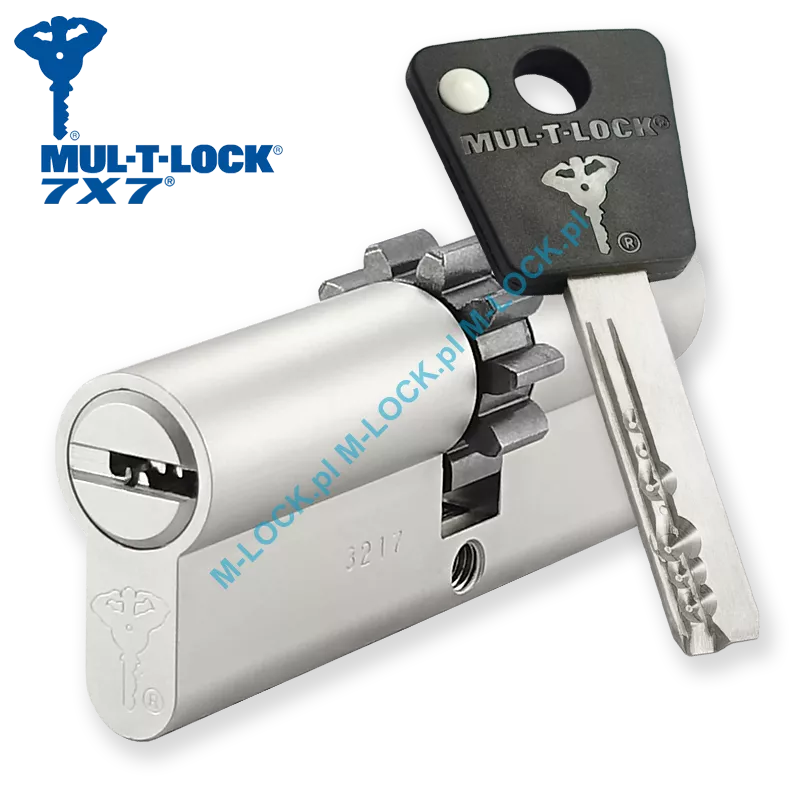 MUL-T-LOCK 7X7 35/45ZN (80 mm), wkładka patentowa