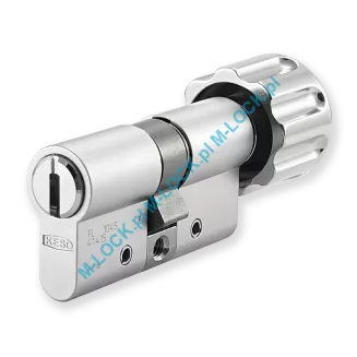 KESO 4000S Omega A.505 30/30G1NN (60 mm), wkładka patentowa z gałką - 2