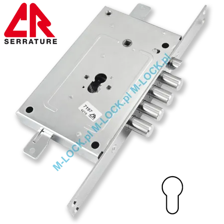 CR Serrature 2650PE.28N/72 zamek centralny-rozporowy