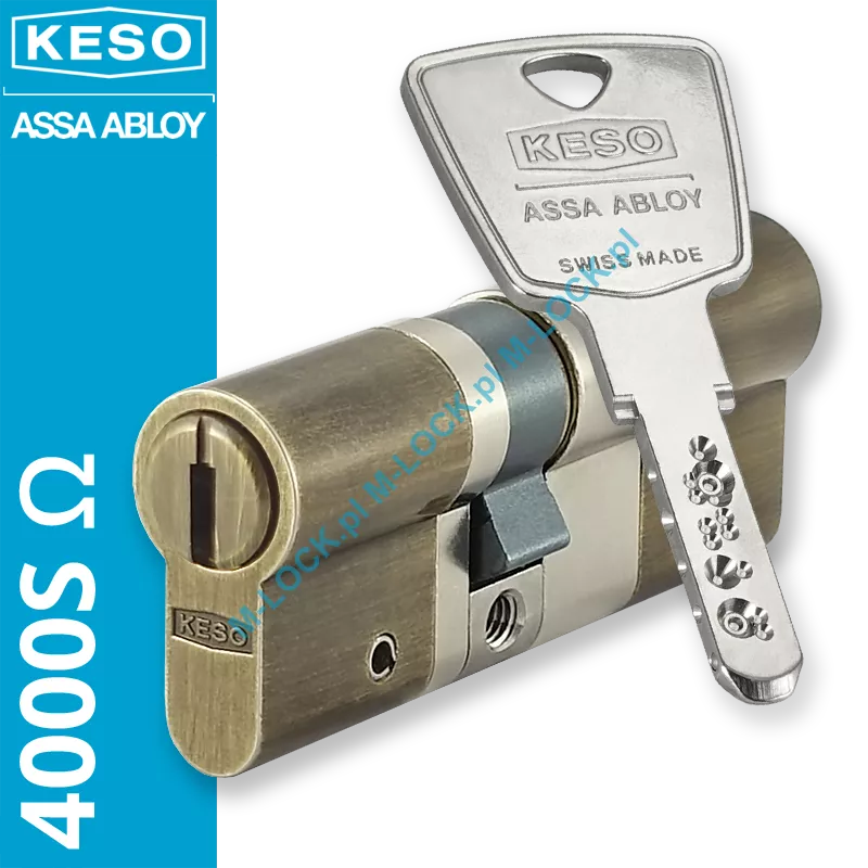 KESO 4000S Omega 35/45NOG (80 mm), wkładka patentowa
