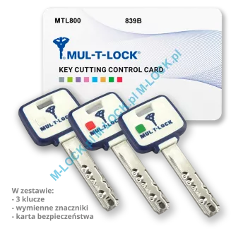 MUL-T-LOCK MTL 800 Modular / MT5+ 35/45NN (80 mm), wkładka patentowa - 3