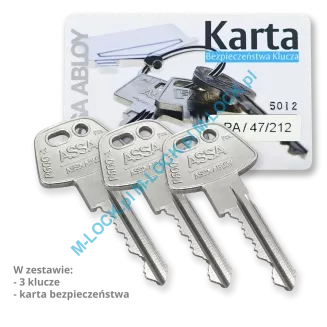 ASSA P601N, cylinder owalny (skandynawski), zewnętrzny - 2