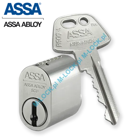 ASSA P601N, cylinder owalny (skandynawski), zewnętrzny