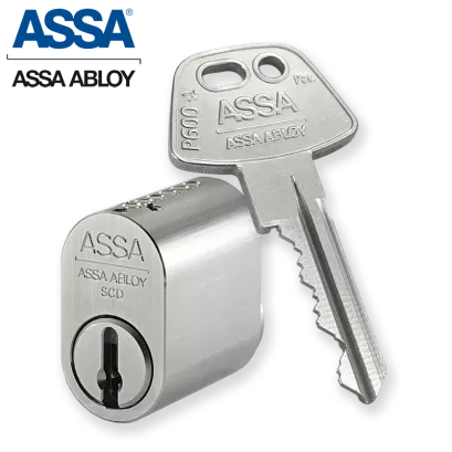 ASSA P601N, cylinder owalny (skandynawski), zewnętrzny