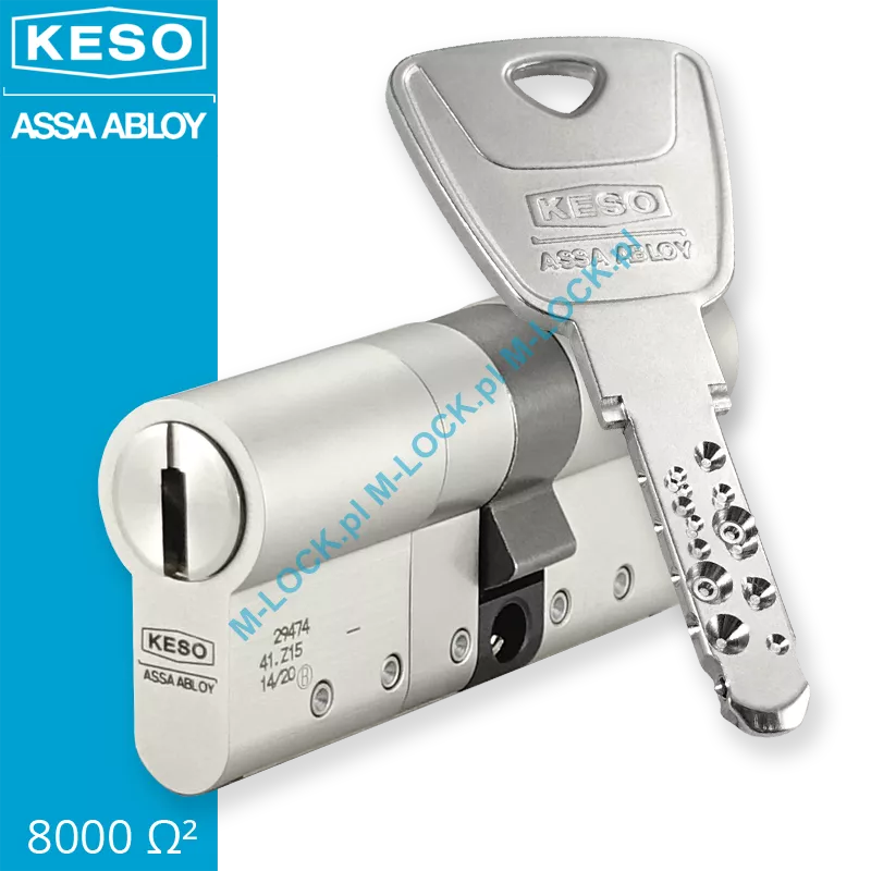 KESO 8000S Omega2 30/40NN (70 mm), wkładka patentowa
