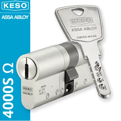 KESO 4000S Omega - wkładka patentowa, kolor: nikiel (konfigurator)