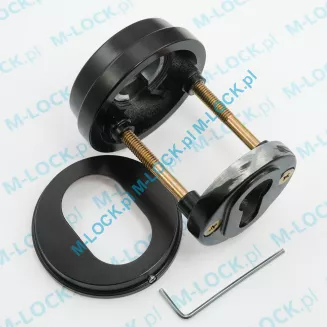 ROMUS-R4-REG-BLACK, rozeta antywłamaniowa (regulowana) - 8