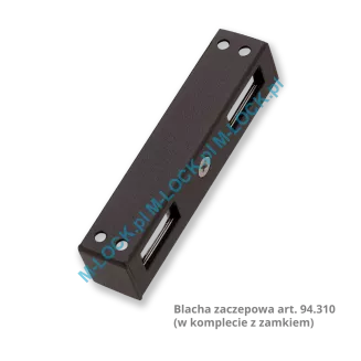 MOTTURA 35.383 zamek jednostronny-rozporowy na klucz typu POMPA - 2