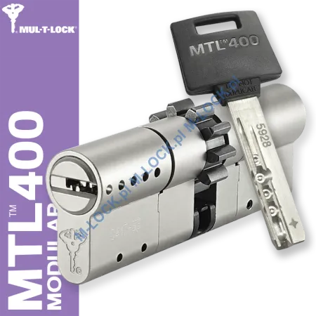 MUL-T-LOCK MTL 400 Modular / Classic PRO 43/48ZN (91 mm), wkładka patentowa