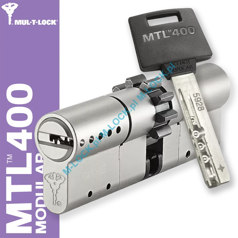 MUL-T-LOCK MTL 400 Modular / Classic PRO 43/48ZN (91 mm), wkładka patentowa