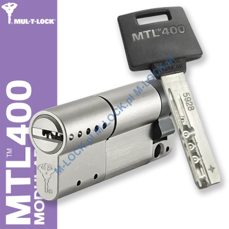 MUL-T-LOCK MTL 400 Modular / Classic PRO 0/55NN (65 mm), półwkładka patentowa