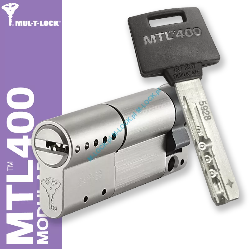 MUL-T-LOCK MTL 400 Modular / Classic PRO 0/55NN (65 mm), półwkładka patentowa