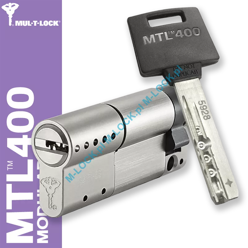 MUL-T-LOCK MTL 400 Modular / Classic PRO 0/55NN (65 mm), półwkładka patentowa