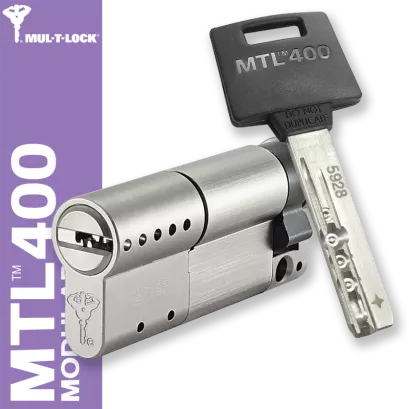 MUL-T-LOCK MTL 400 Modular / Classic PRO 0/55NN (65 mm), półwkładka patentowa