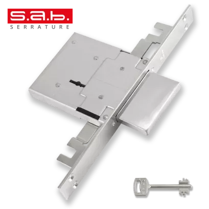 S.A.B. 4503N/60  zamek wpuszczany-rozporowy