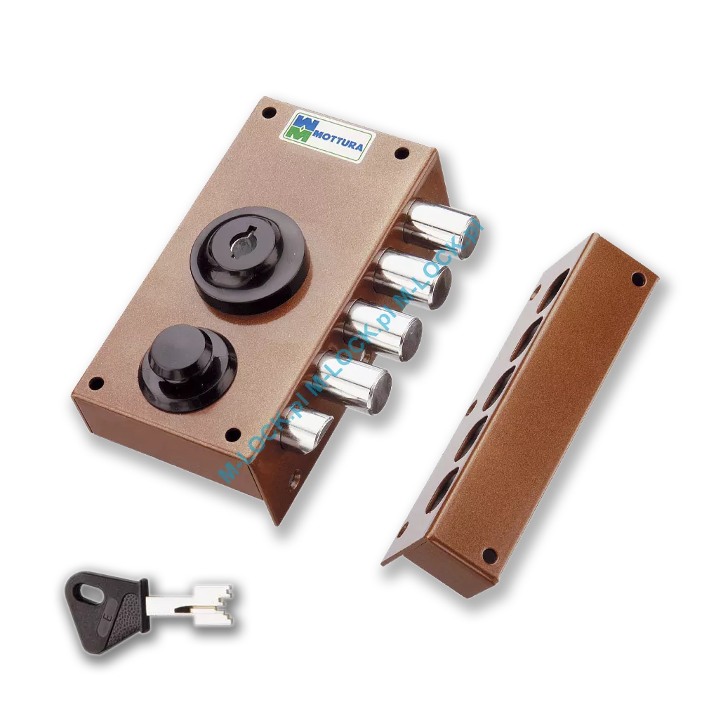 MOTTURA 30.416 zamek na klucz typu POMPA z zatrzaskiem