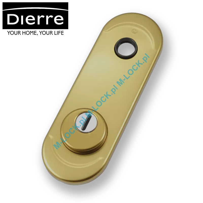 Dierre NEW CRETA, szyld długi antywłamaniowy (boccola 31/42 mm), brąz anodowany