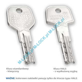 EVVA Akura 44 - wkładka patentowa, kolor: nikiel (konfigurator) - 3