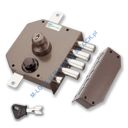 MOTTURA 30.632 zamek rozporowy na klucz typu POMPA z zatrzaskiem