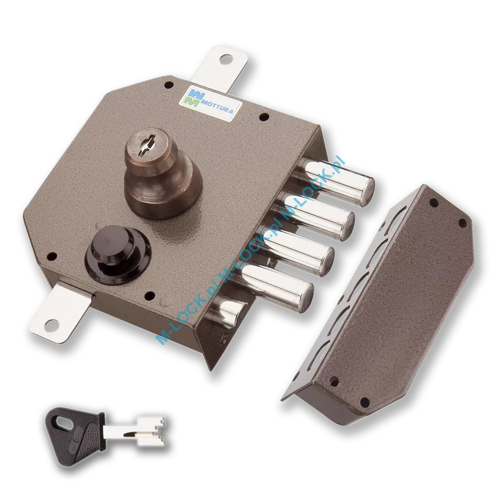 MOTTURA 30.632 zamek rozporowy na klucz typu POMPA z zatrzaskiem