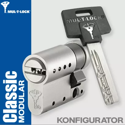 MUL-T-LOCK Classic Modular, półwkładka patentowa (konfigurator)