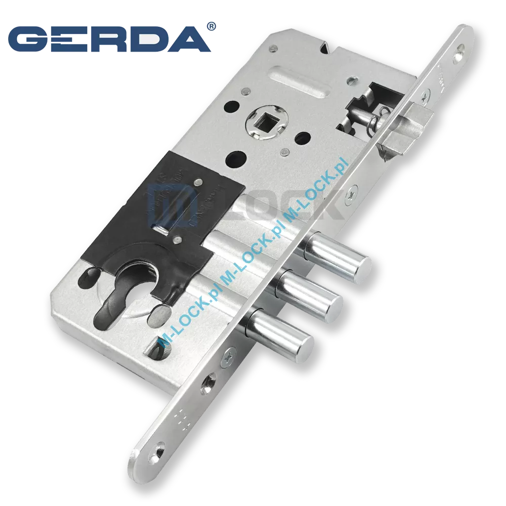 GERDA ZW-1000M, zamek główny-wpuszczany