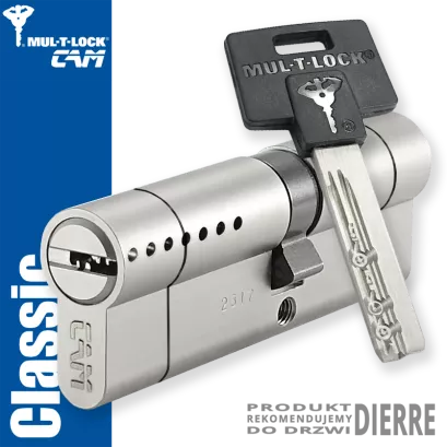 MUL-T-LOCK Classic CAM 40/50NN (90 mm), wkładka patentowa do drzwi Dierre