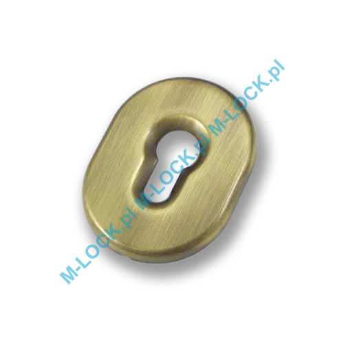 Rozeta na wkładkę AF-05R-OG, stary mosiądz