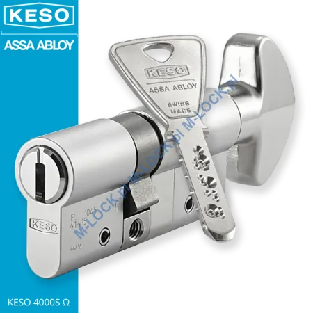 KESO 4000S Omega A.505 30/40G2NN (70 mm), wkładka patentowa z pokrętłem