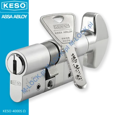 KESO 4000S Omega A.505 30/40G2NN (70 mm), wkładka patentowa z pokrętłem