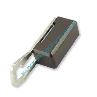 IKON 9132 (Assa-Abloy), zamek nawierzchniowy ze sztywnym łańcuchem (kolor: brąz), bez cylindra - 6