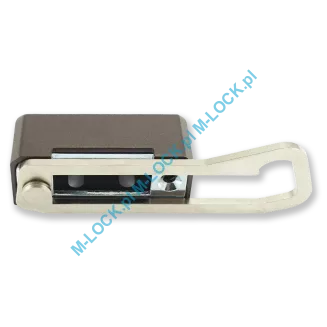 IKON 9132 (Assa-Abloy), zamek nawierzchniowy ze sztywnym łańcuchem (kolor: brąz), bez cylindra - 7