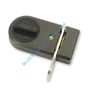 IKON 9132 (Assa-Abloy), zamek nawierzchniowy ze sztywnym łańcuchem (kolor: brąz), bez cylindra - 4
