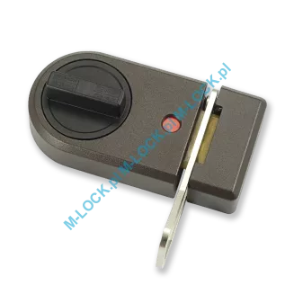 IKON 9132 (Assa-Abloy), zamek nawierzchniowy ze sztywnym łańcuchem (kolor: brąz), bez cylindra - 5