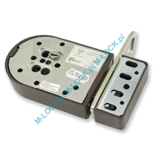 IKON 9132 (Assa-Abloy), zamek nawierzchniowy ze sztywnym łańcuchem (kolor: brąz), bez cylindra - 3