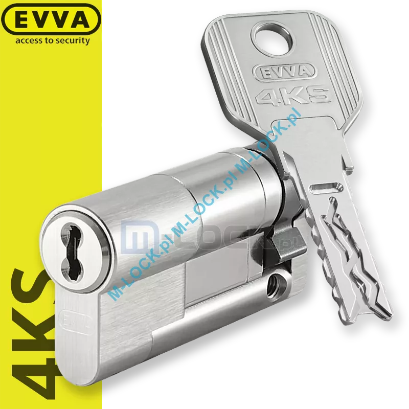 EVVA 4KS 0/57NN (66 mm), półwkładka patentowa