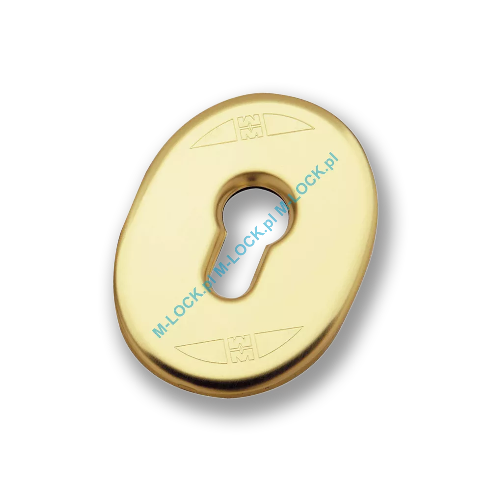 Rozeta na wkładkę MOTTURA 95.416OLV, mosiądz błyszczący