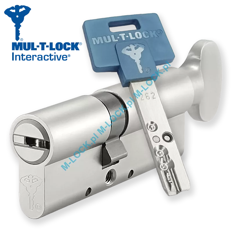 MUL-T-LOCK Interactive 35/50G1NN (85 mm), wkładka patentowa z pokrętłem
