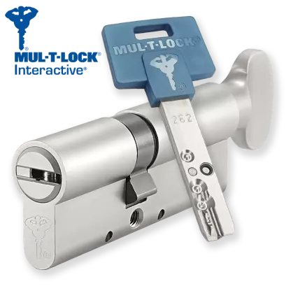 MUL-T-LOCK Interactive 35/50G1NN (85 mm), wkładka patentowa z pokrętłem
