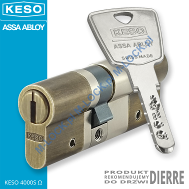 KESO 4000S Omega 35/45NOG (80 mm), wkładka patentowa do drzwi Dierre