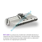MUL-T-LOCK MTL 400 / Classic PRO 33/43ZN (76 mm), wkładka patentowa - 4