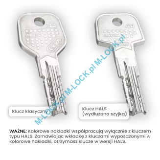 EVVA Akura 44 MAGNETIC - wkładka patentowa, kolor: nikiel (konfigurator) - 3