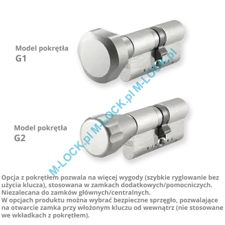 EVVA Akura 44 MAGNETIC - wkładka patentowa, kolor: nikiel (konfigurator) - 8