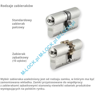 EVVA Akura 44 MAGNETIC - wkładka patentowa, kolor: nikiel (konfigurator) - 7