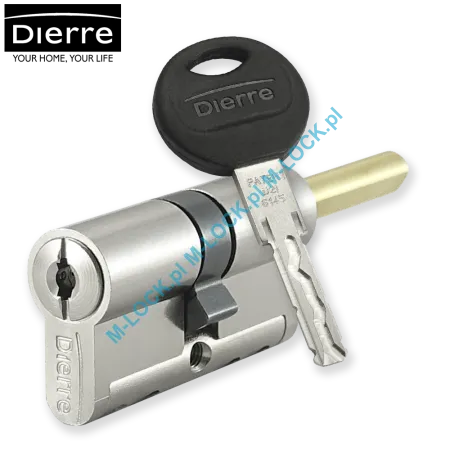 Dierre NEW POWER 30/30GUNN (60 mm), wkładka bębenkowa z uniwersalną sztycą pokrętła