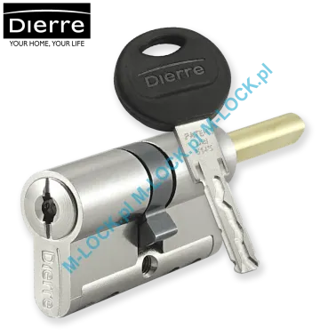 Dierre NEW POWER 30/30GUNN (60 mm), wkładka bębenkowa z uniwersalną sztycą pokrętła