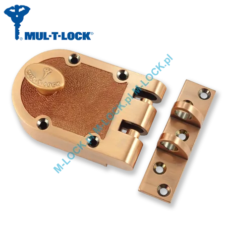MUL-T-LOCK Deadlock Classic 01-CU, zamek nawierzchniowy (kolor: miedź)