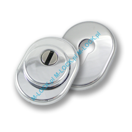 Szyld antywłamaniowy PROTECTOR AF-0138-CR, chrom błyszczący